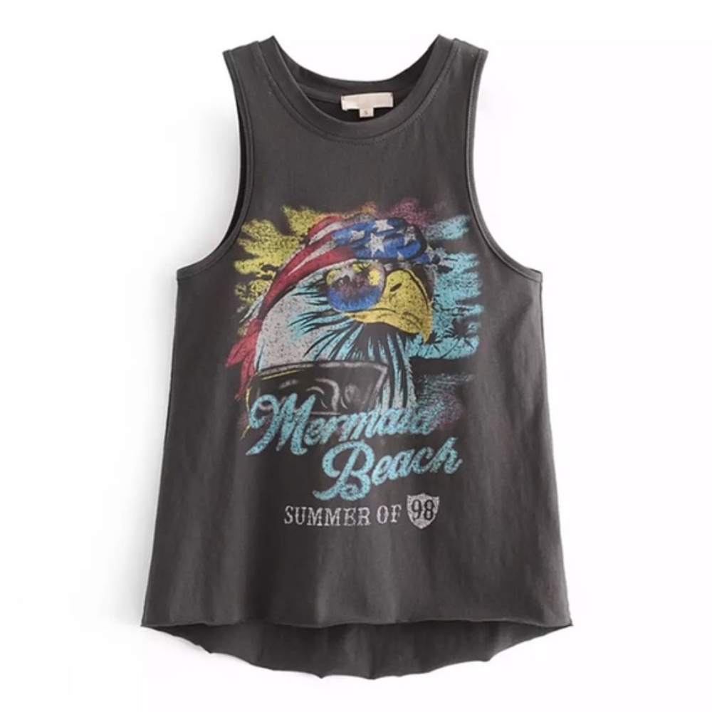 Mermaid Beach Summer of 98 Eagle Sleeveless Tank